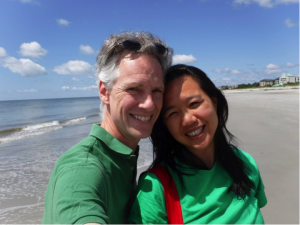 David A.D. Evans at the beach
